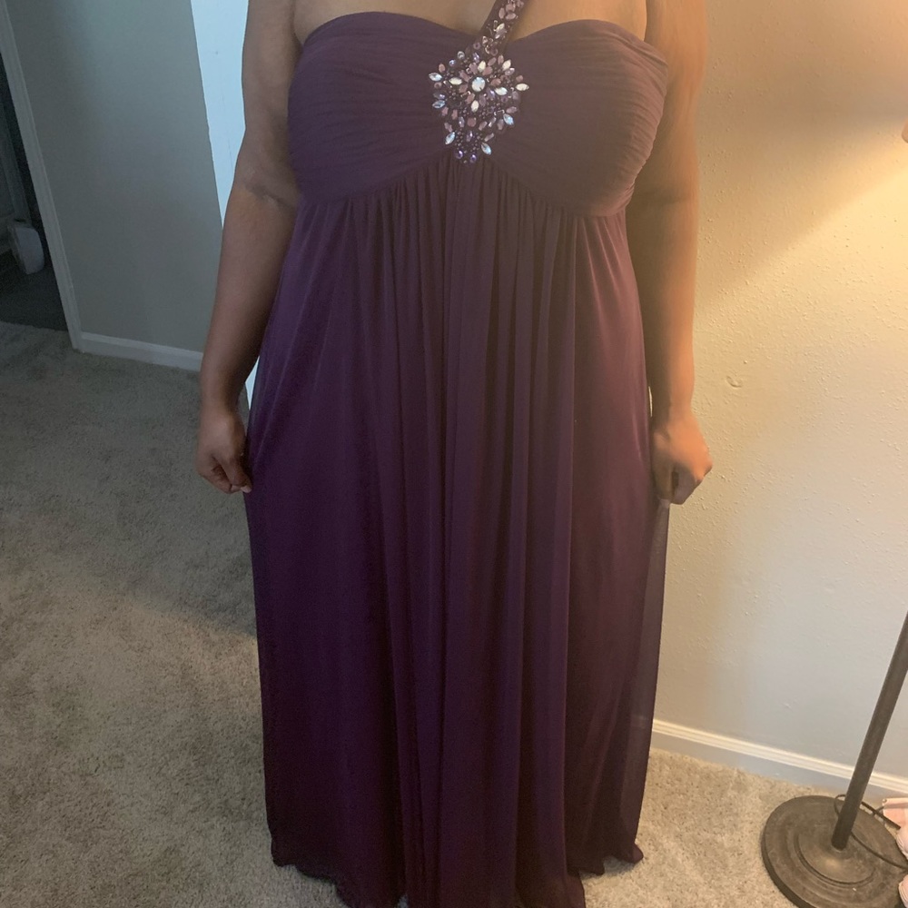 Purple Formal Dress - Plus Size